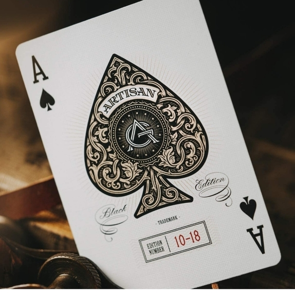 (3) Theory 11 Black Artisan Playing Cards 3-PACKS - Picture 4 of 5